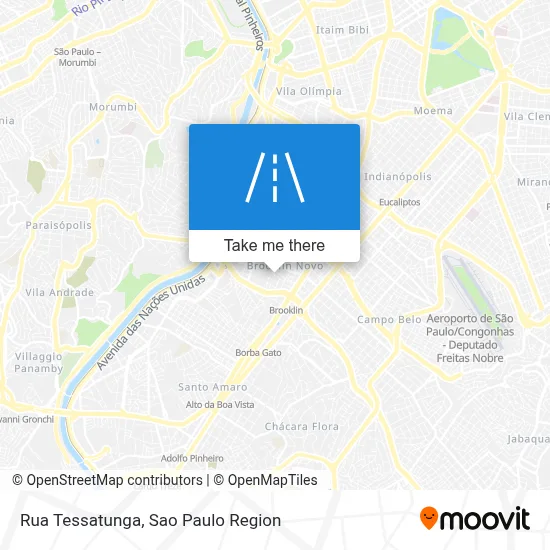 Rua Tessatunga map