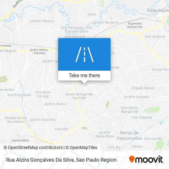 Rua Alzira Gonçalves Da Silva map