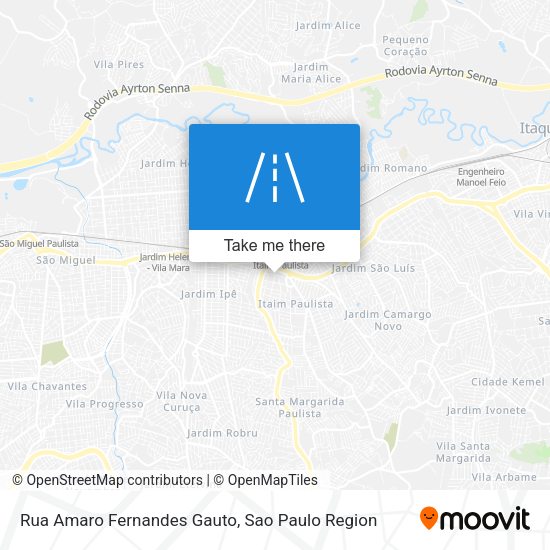 Rua Amaro Fernandes Gauto map