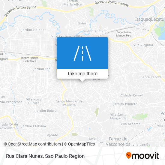 Rua Clara Nunes map