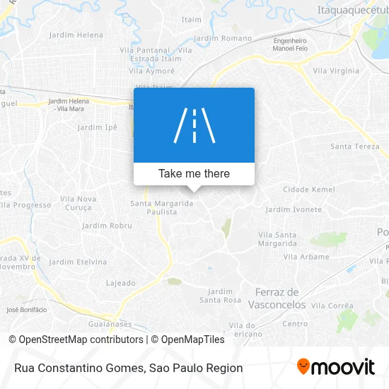Rua Constantino Gomes map