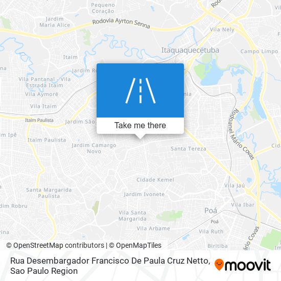 Rua Desembargador Francisco De Paula Cruz Netto map