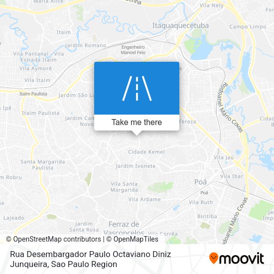 Rua Desembargador Paulo Octaviano Diniz Junqueira map