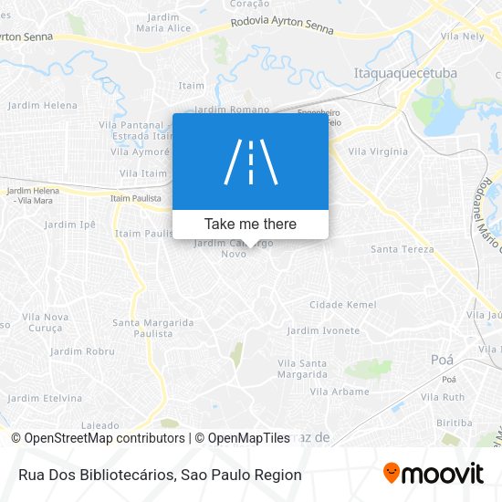 Rua Dos Bibliotecários map