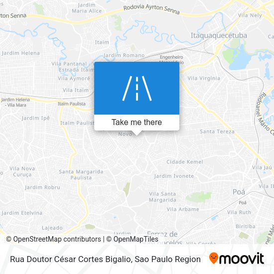 Rua Doutor César Cortes Bigalio map