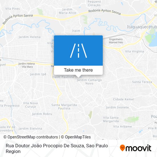Rua Doutor João Procopio De Souza map