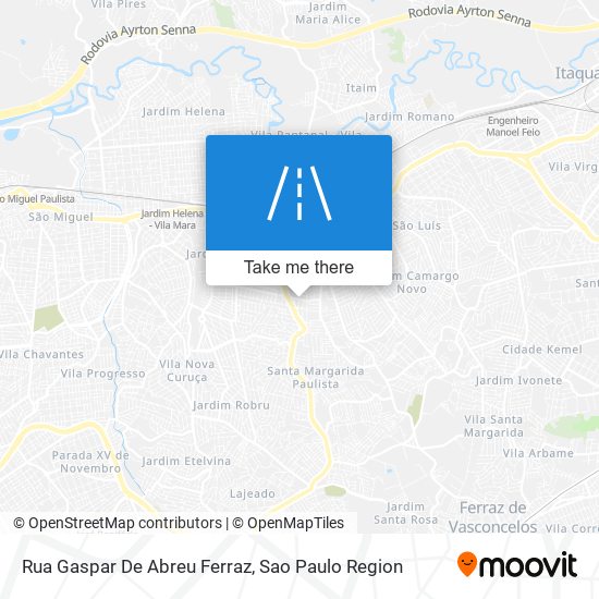 Rua Gaspar De Abreu Ferraz map