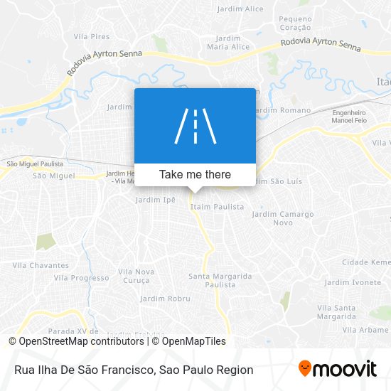 Rua Ilha De São Francisco map