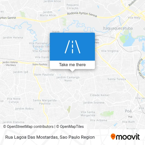 Rua Lagoa Das Mostardas map