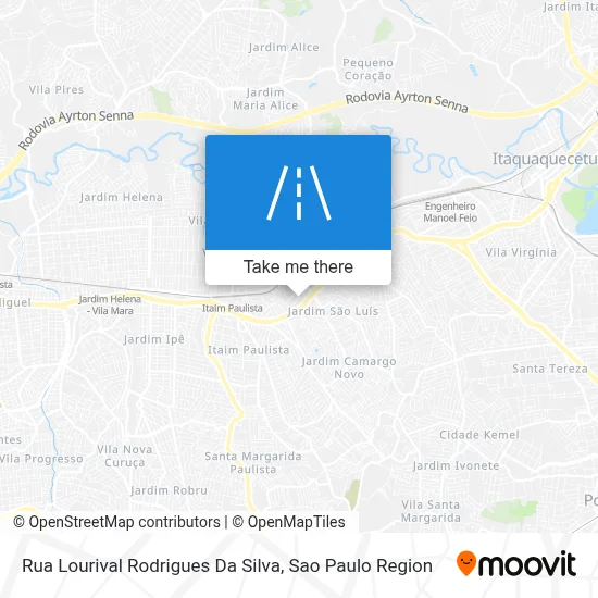 Rua Lourival Rodrigues Da Silva map