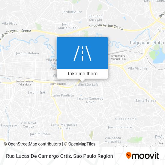 Rua Lucas De Camargo Ortiz map