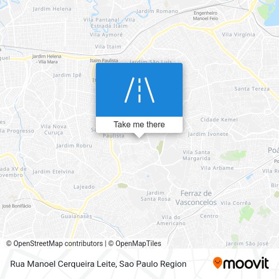 Rua Manoel Cerqueira Leite map
