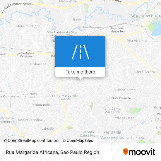 Rua Margarida Africana map