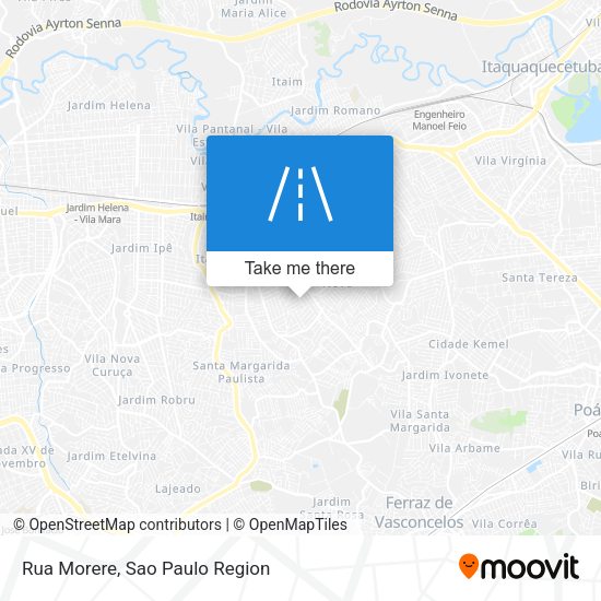 Rua Morere map