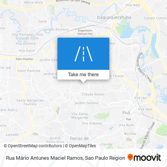 Rua Mário Antunes Maciel Ramos map