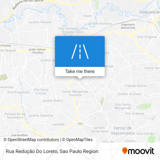 Rua Redução Do Loreto map