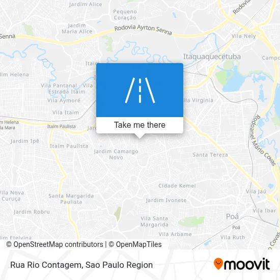 Rua Rio Contagem map