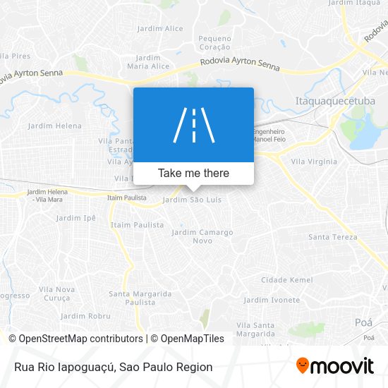 Rua Rio Iapoguaçú map