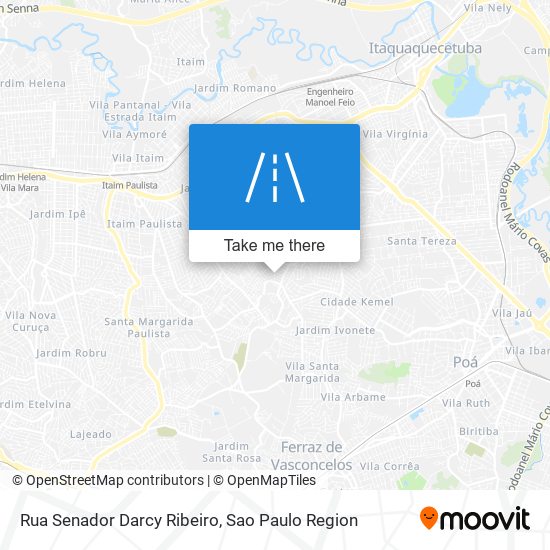 Rua Senador Darcy Ribeiro map