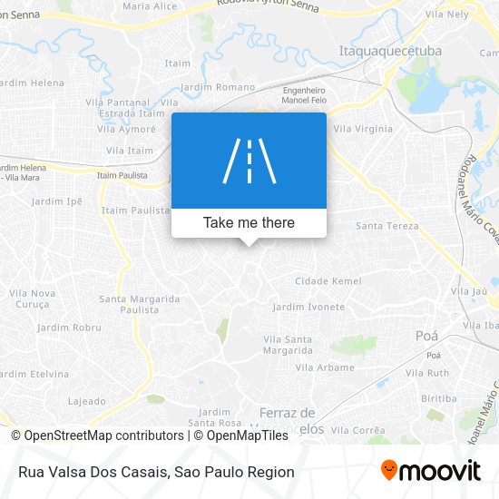 Rua Valsa Dos Casais map
