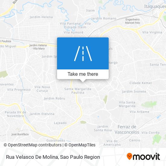 Rua Velasco De Molina map