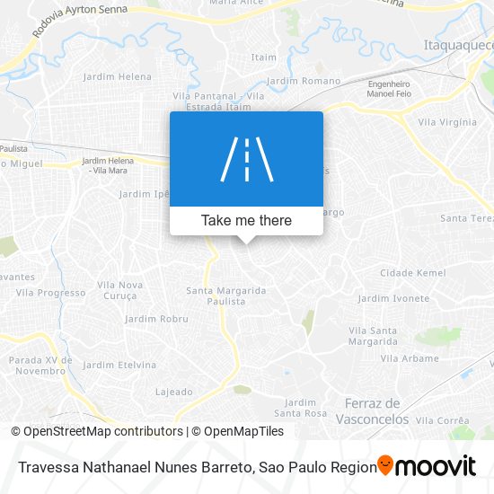 Travessa Nathanael Nunes Barreto map