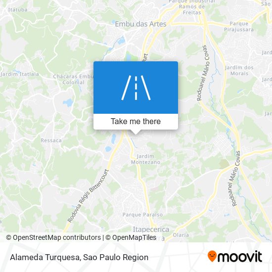 Alameda Turquesa map