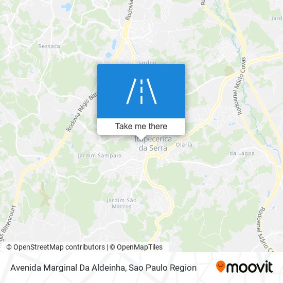 Mapa Avenida Marginal Da Aldeinha