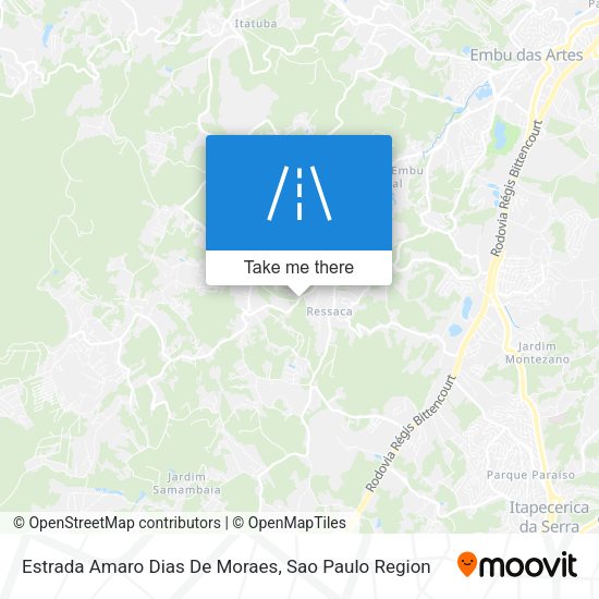 Estrada Amaro Dias De Moraes map