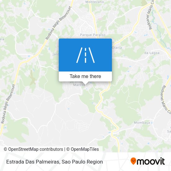 Estrada Das Palmeiras map
