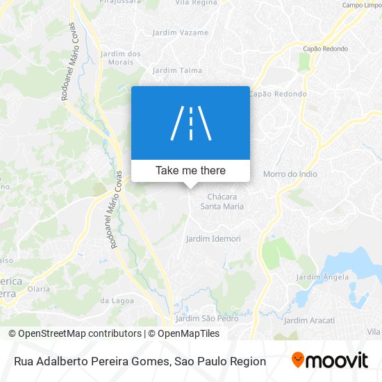 Rua Adalberto Pereira Gomes map