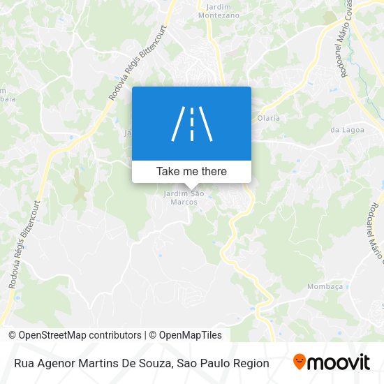 Rua Agenor Martins De Souza map