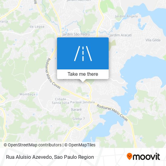 Mapa Rua Aluísio Azevedo