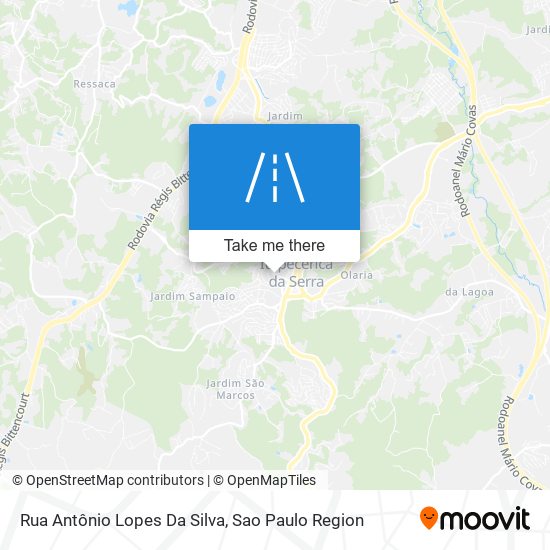 Rua Antônio Lopes Da Silva map
