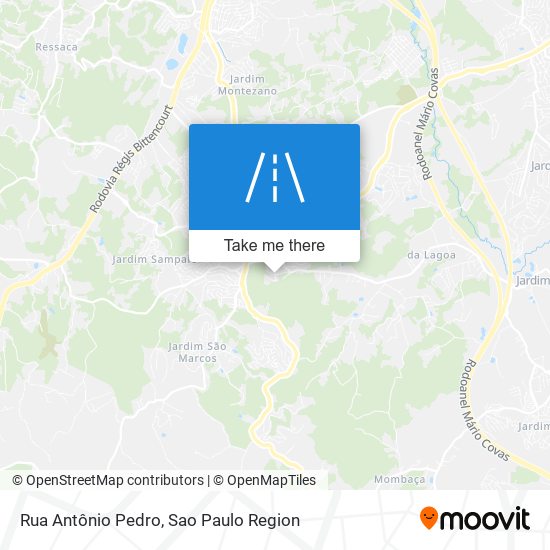 Rua Antônio Pedro map