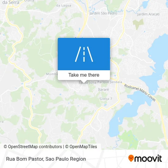Rua Bom Pastor map
