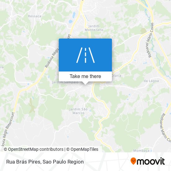 Mapa Rua Brás Pires