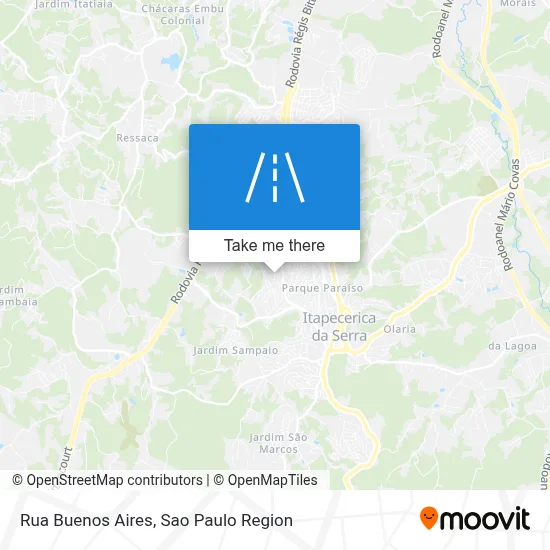 Rua Buenos Aires map