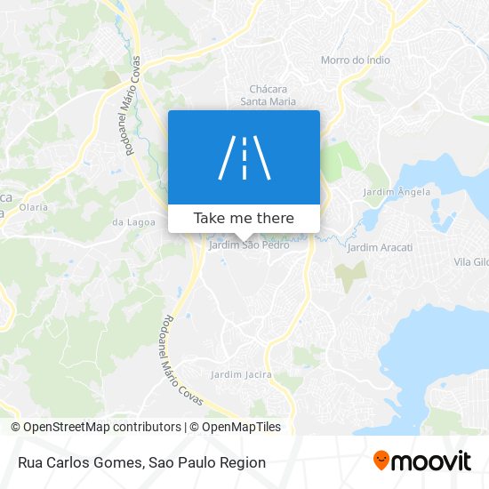 Mapa Rua Carlos Gomes