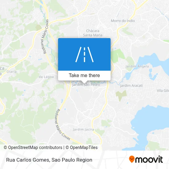 Rua Carlos Gomes map