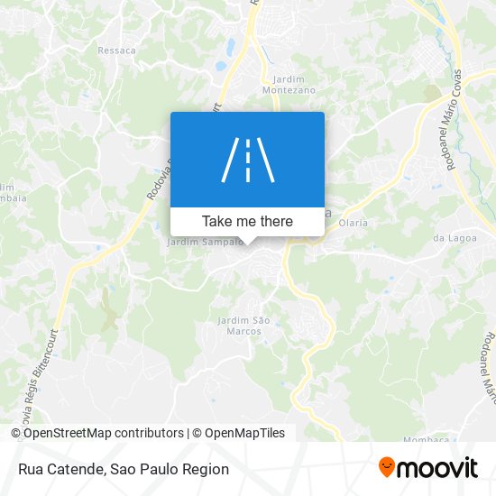 Mapa Rua Catende