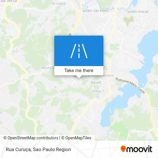 Rua Curuça map