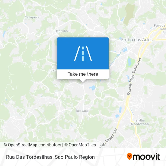Rua Das Tordesilhas map