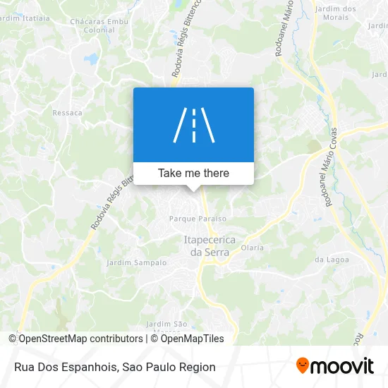 Rua Dos Espanhois map