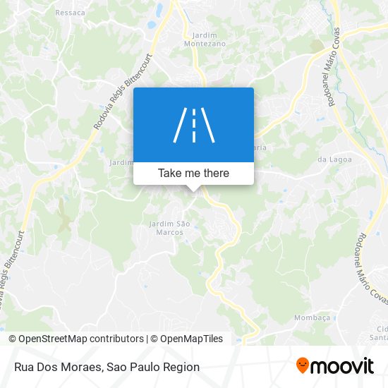 Mapa Rua Dos Moraes