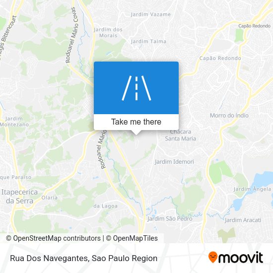 Rua Dos Navegantes map