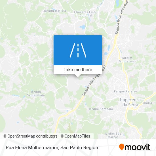 Rua Elena Mulhermamm map