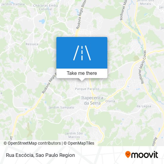 Rua Escócia map