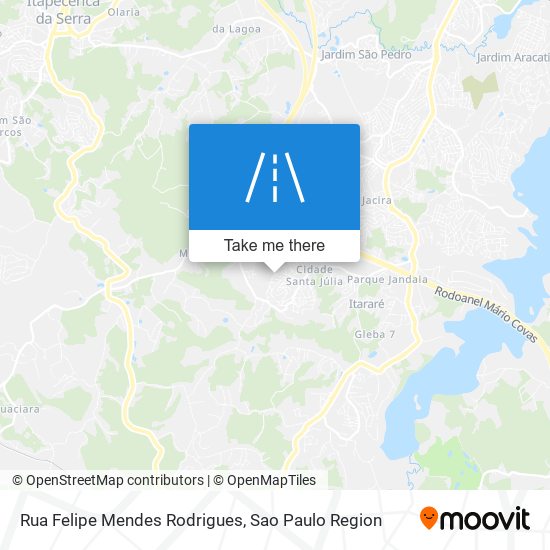 Rua Felipe Mendes Rodrigues map