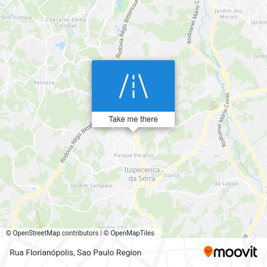 Rua Florianópolis map